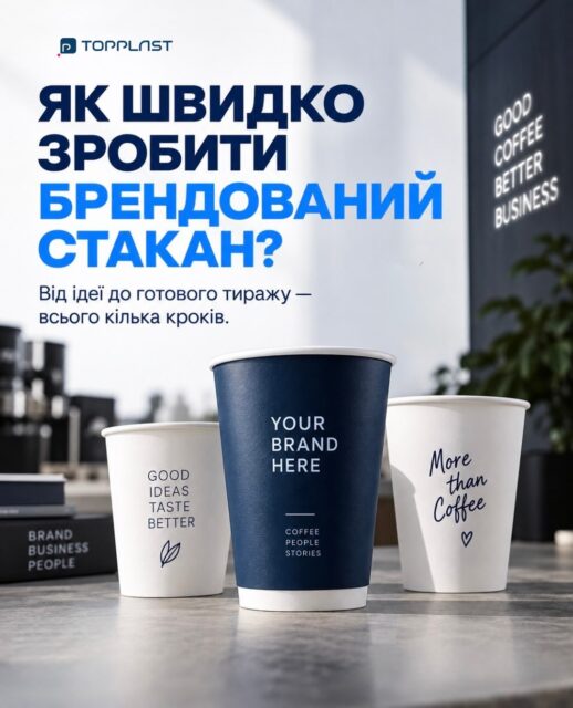☕️ Хочете брендовані стакани для свого бізнесу?Усе просто:Обираєте розмір → надсилаєте дизайн → погоджуємо макет → запускаємо виробництво.А далі — ваш бренд уже на стаканах 💙📦 Від 1500 шт.
⏱️ Від 14 днівПишіть нам у Direct — розповімо деталі.